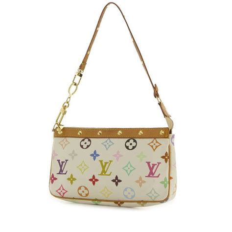 bolsa louis vuitton blanca con colores|bolso louis vuitton.